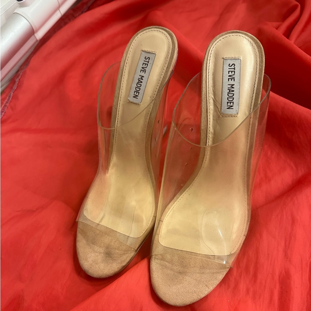 Steve Madden Perspex Wedges